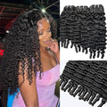 Burmese Curly Human Hair Bundles 16 18 20 Inch 100% Unprocessed