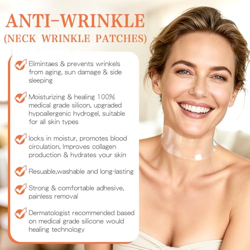 Silicone Neck Wrinkle Patches Reusable Anti-Aging Chest Tape