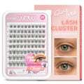 Self-Adhesive False Eyelash Clusters, Reusable Wispy Fluffy Lashes