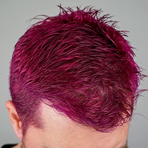 MANIC PANIC Classic Divine Wine Semi Permanent Hair Color - Deep Red-Based Pink Hair Dye for Women & Men That Lasts 4-6 Weeks - Vegan, Ammonia & Cruelty-Free - Create & Mix Custom Shades (4oz)