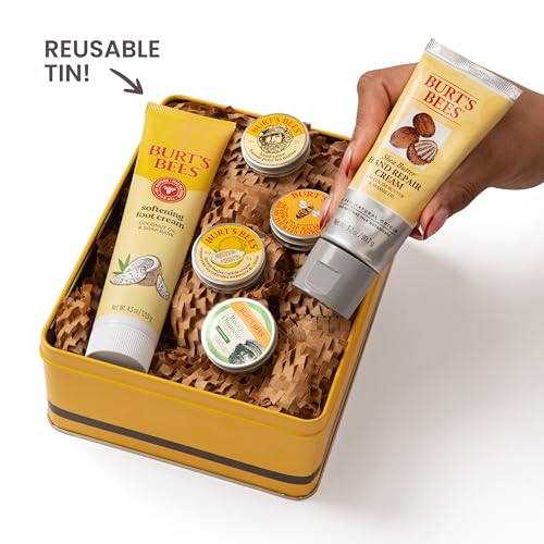 Burt's Bees Classics Gift Set - 6 Natural Skin Care Products in Tin