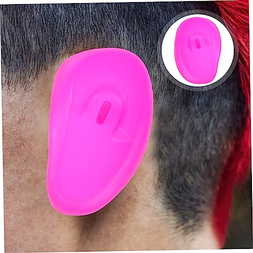 Silicone Hair Dyeing Ear Covers - 6pcs Protective Earmuffs