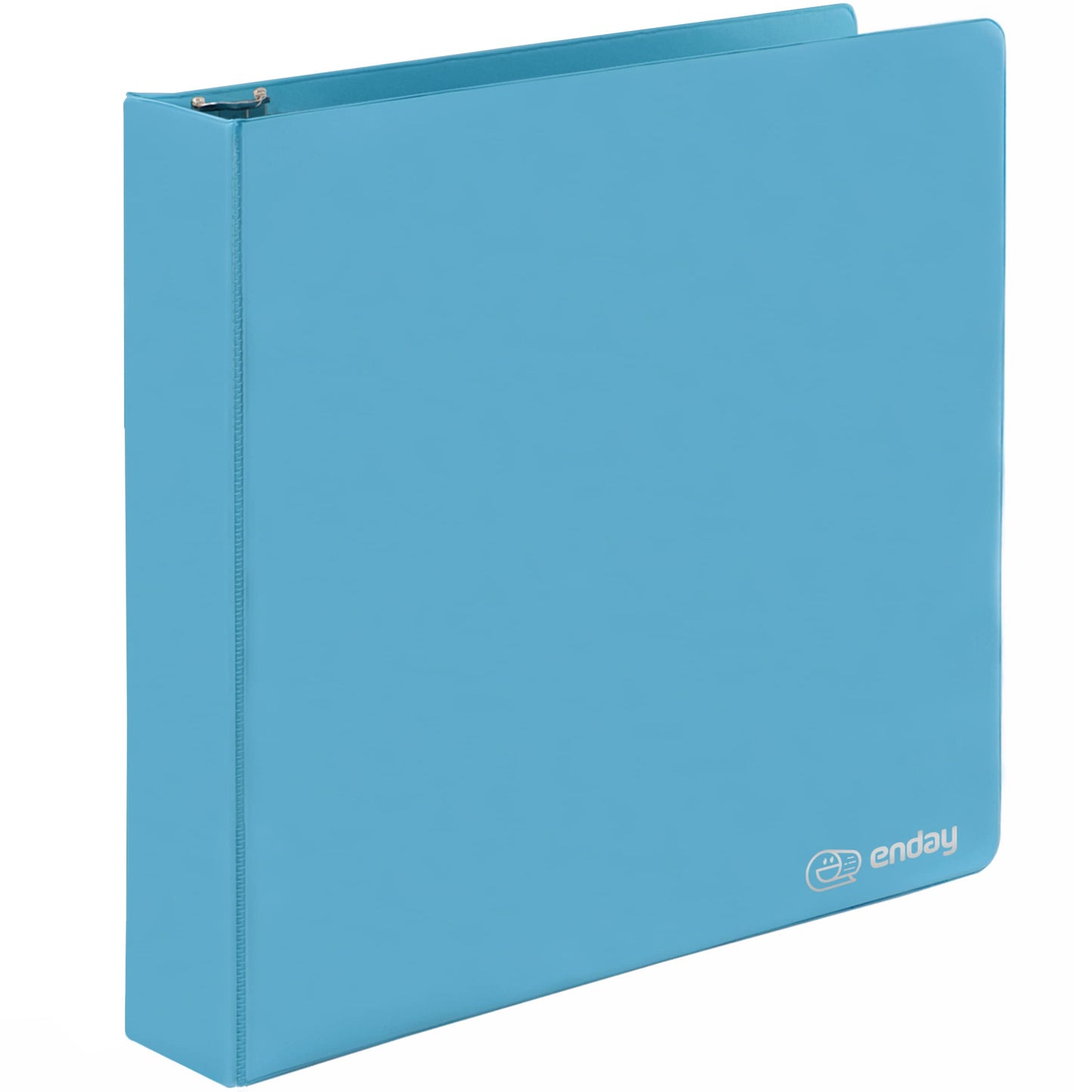 2 Inch 3 Ring Binder 2” Blue, Slant D-Ring 2 in Binder Clear View Cover with 2 Inside Pockets, Heavy Duty Colored School Supplies Office and Home Binders – by Enday