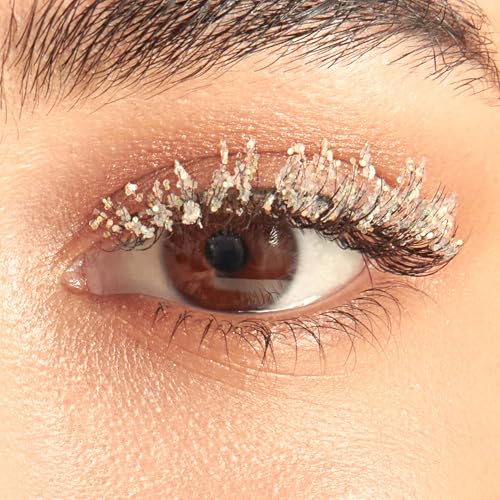 KISS So Natural Holiday False Eyelashes, ¡®Shy Natural¡¯, 8mm-10mm, Natural Volume, Tapered Ends, 3 Pairs + 1 Pair with Glitter, KISS SuperStick Strip Lash Adhesive, Clear, Net Wt. 4.8g (0.17 oz.)