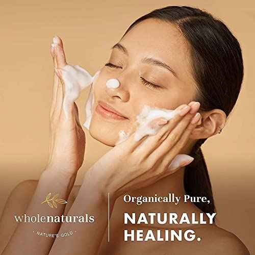 WHOLENATURALS Pure Castile Soap Liquid, EWG Verified & Certified Palm Oil Free Unscented, Natural, Mild & Gentle Non-gmo & Vegan - Organic Body Wash, Laundry, Pet/Dog and Baby Soap - 64 Fl Oz