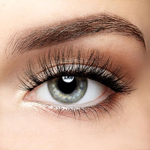 KISS Faux Mink, False Eyelashes, 'Muse', 14mm, Includes 2 Pairs Of Lashes, Easy to Apply, Reusable Lash Clusters