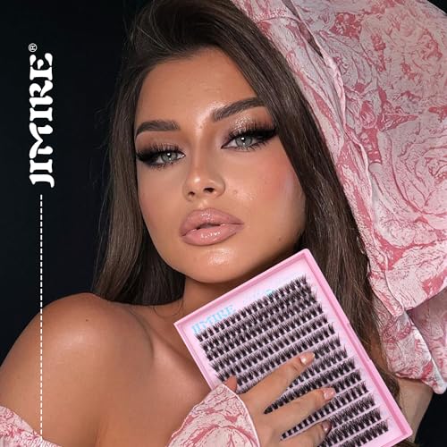 JIMIRE Fluffy Lash Clusters 50D Mink Eyelash Extensions 9-16mm