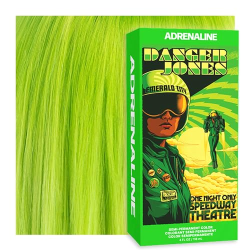 Danger Jones Adrenaline Neon Green Semi-Permanent Hair Color