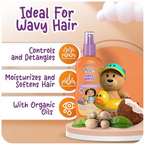 Kids Detangling Hair Spray with Shea Butter - Bouncy Curl & Frizz Control