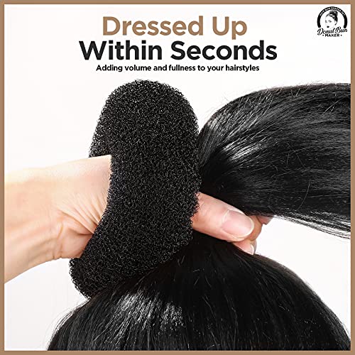Hair Bun Maker Set - 4 Sizes with 20 Bobby Pins