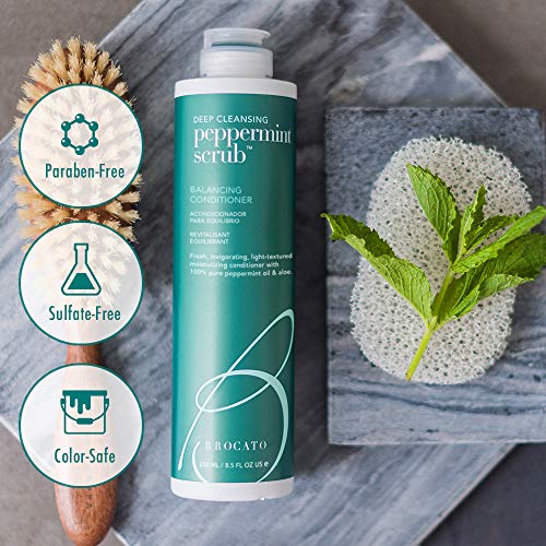 Brocato Peppermint Scrub Balancing Conditioner 8.5oz