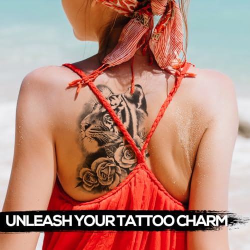 Kotbs Temporary Tattoo Sheets - 6 Pack Waterproof