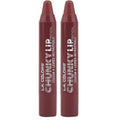 L.A. COLORS Chunky Lip Pencil, Cocoa, 0.09 Ounce (Pack of 2)