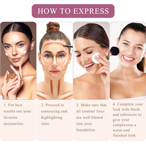 8-Color Cream Contour & Highlighter Palette for Face Sculpting