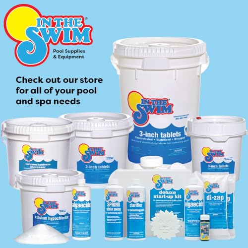 In The Swim Opening Kit and Chlorine Bundle - Pre-Measured Opening Kit for Easy Use - 10 Pound Bucket of 3-Inch Stabilized Chlorine Tablets - Inground and above Ground Pools Up to 7,500 Gallons