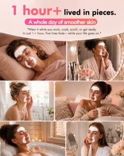 Forehead & Smile Line Patches - Hydrating Overnight Treatment | 36pcs
