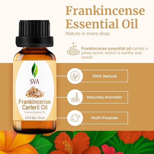 SVA Frankincense Essential Oil - 10ml for Diffuser & Skin Care