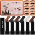 6-Piece Matte & Shimmery Eyeliner Stick Set - Waterproof