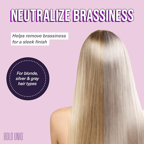 Bold Uniq Purple Hair Mask - Toning Treatment for Blonde & Gray Hair