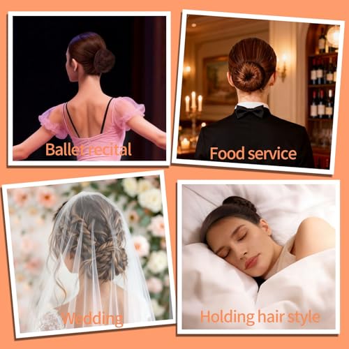 Teenitor Hair Net Set - 20 Nets & 40 Pins for Buns