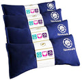 Lavender Eye Pillows Set of 4 - Weighted Hot Cold Therapy