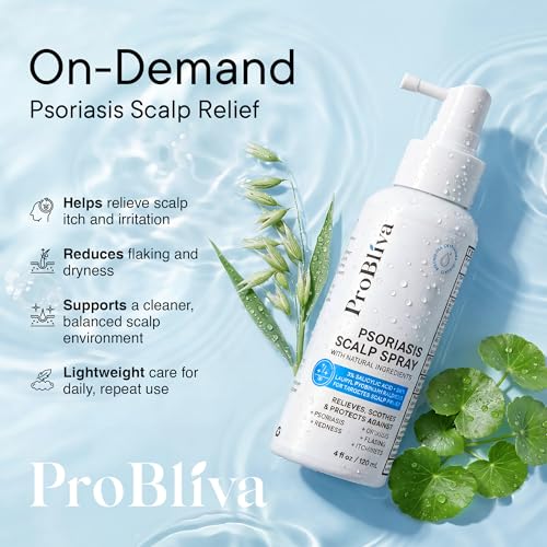 ProBliva Psoriasis Scalp Spray – 3% Salicylic Acid Treatment