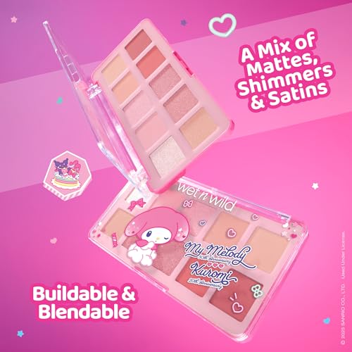 wet n wild My Melody & Kuromi Eye & Face Palette - 10 Colors