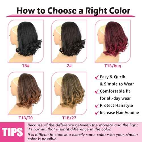 Flick Ponytail Extension 14 inch Yaki Straight Drawstring Ponytail for Black Women Shoulder Length Natural Black Synthetic Kinky Straight Hair Pony Tail with Tail Warping(1B)