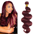 #99J Burgundy Body Wave Hair Bundle 12 inch 100g