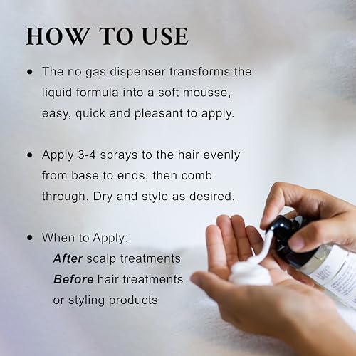 Davines Liquid Spell Reinforcing Bodifying Fluid, Liquid-to-Foam Volumizing Treatment for Fine or Sensitized Hair - Thickens & Strengthens Structure with Heat Protection - Weightless, 4.23 Fl Oz