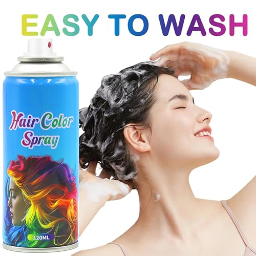 Blue Temporary Hair Spray | Washable Color for Parties