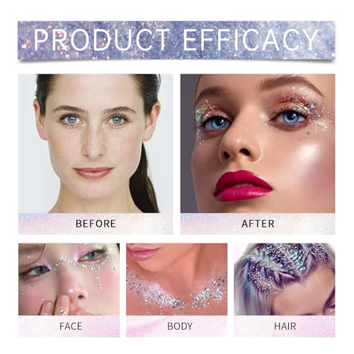 Holographic Glitter Stick for Face & Body – Festival Rave Makeup
