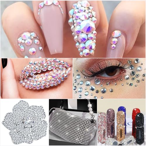 Rhinestone Picker Wax Pen Tool with Tweezers & Tips