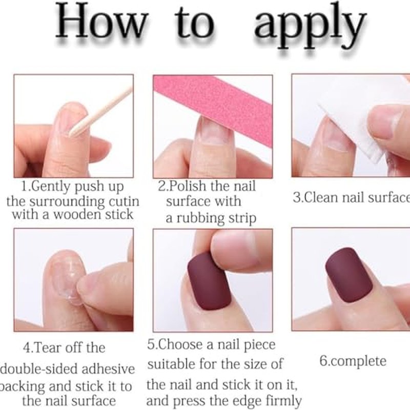 24Pc Almond Press On Nails with Polka Dots & Stripes