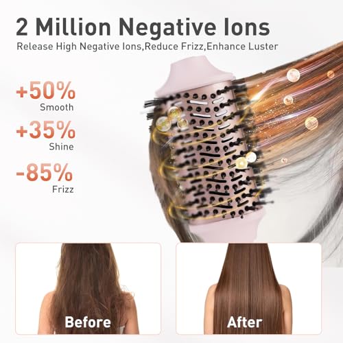 TANSHINE 5-in-1 Hot Air Brush Styler with Coanda Technology