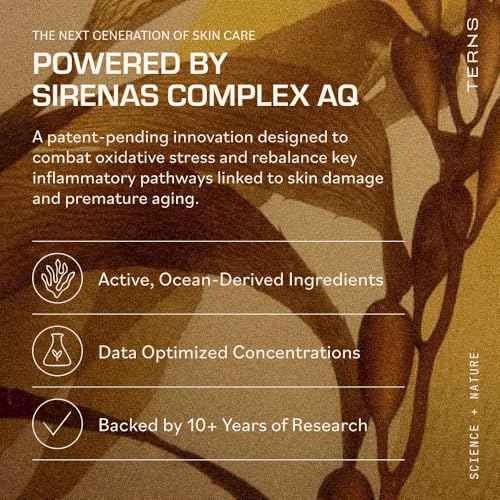 TERNS Mayday Intense After Sun Gel Cream ? Fast-Acting Sunburn Recovery with Marine Ingredients ? Cooling, Dermatologist Approved Skin Relief and Repair, Fragrance Free 2 oz