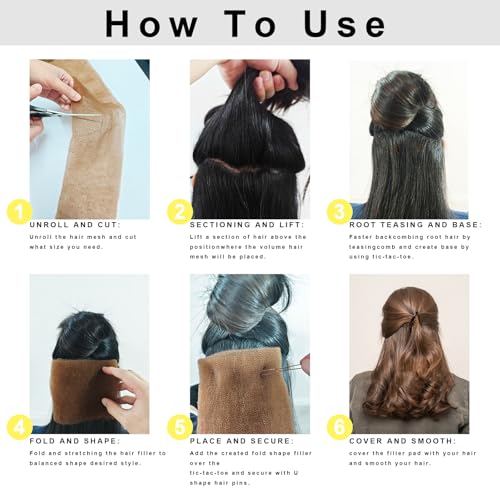 Black Hair Sponge for Updo - Donuts Updos