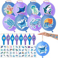 Ocean Party Favors Set - 48 Tattoos & 24 Punch Balloons