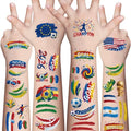 45 Pcs Soccer Temporary Tattoos for Kids & Adults