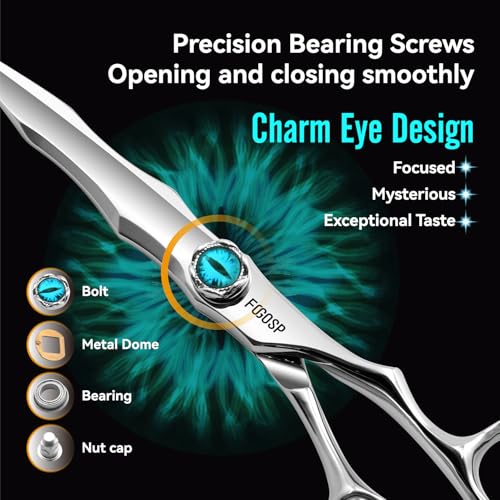 Professional 6" Barber Scissors VG10 Japan Steel Hair Shears