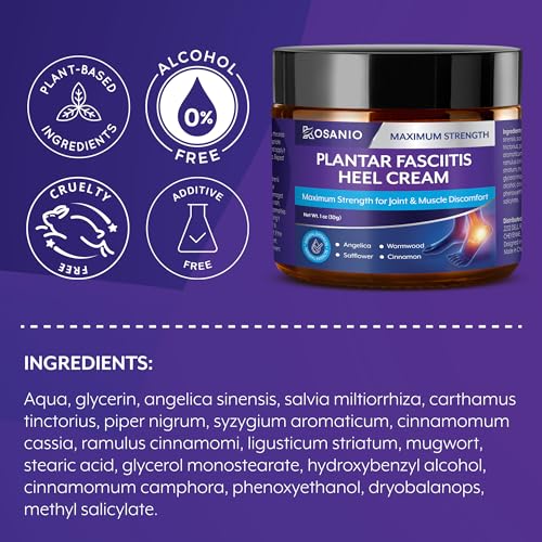 Plantar Fasciitis Relief Cream - Fast-Absorbing Heel & Foot Comfort, 30g