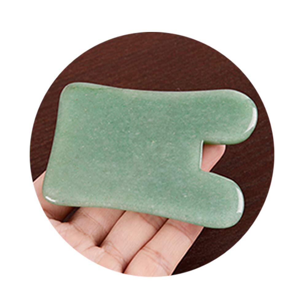 TOP SEWING Gua Sha Facials Tools for Nose Massage Tools Board Natural Jade Stone for SPA Acupuncture Therapy Trigger Point Treatment