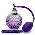 Coolrunner 100ml Refillable Vintage Style Crystal Perfume Atomizer - Purple