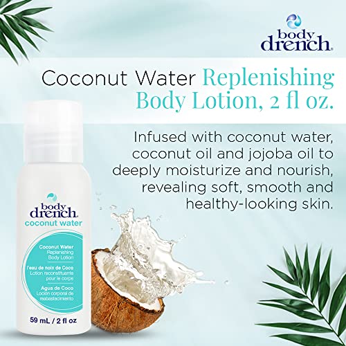 Body Drench Coconut Water Replenishing Lotion for All Skin Types, 2 fl oz