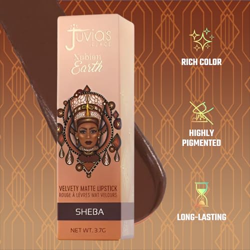 Juvia's Place Sheeba Matte Lipstick - Hydrating Dark Brown