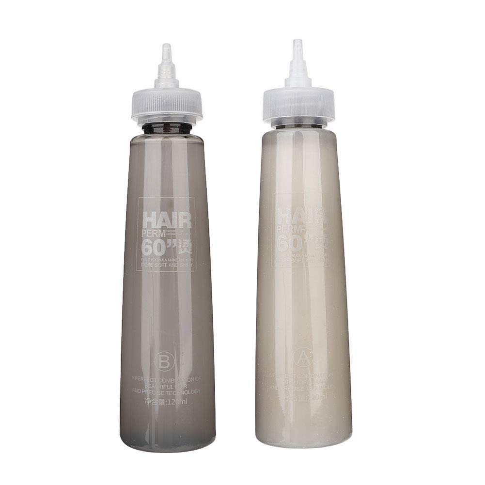 Gemer Perm Water, Reusable Neutral Professional Hair Perm Liquid, Lasting 120Ml for Hair Salon Home Use