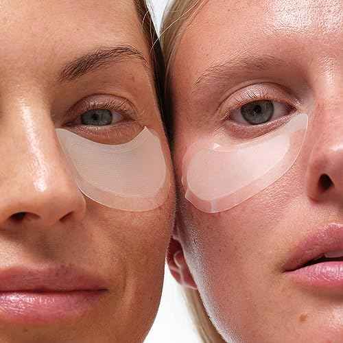 skyn ICELAND Dissolving Microneedle Under Eye Patches with 39% Hyaluronic Acid and Peptides, No Slip Overnight Eye Mask for Fine Lines, Wrinkles and Firming, Vegan, All Skin Types, 3 Pairs