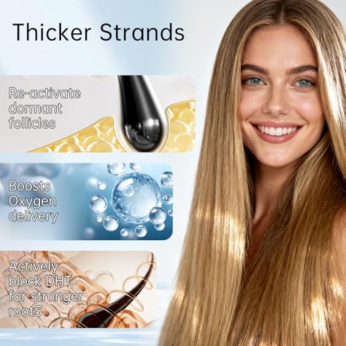 Botanical Hair Serum Roll-On for Thinning Hair with Rosemary & Redensyl