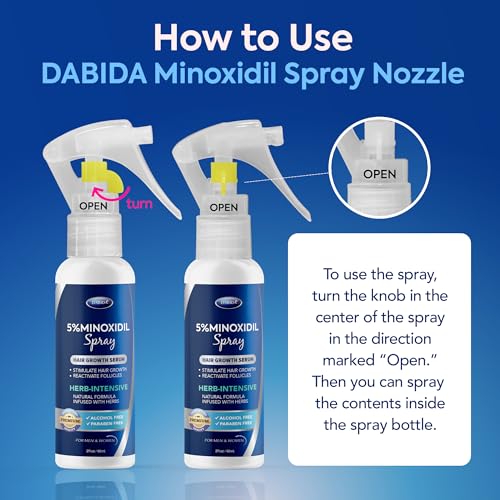 5% Minoxidil Hair Growth Spray for Men & Women - 3 Pack