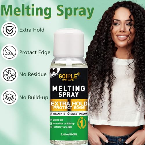 Lace Melting Spray Kit for Glueless Wigs with Glue & Remover